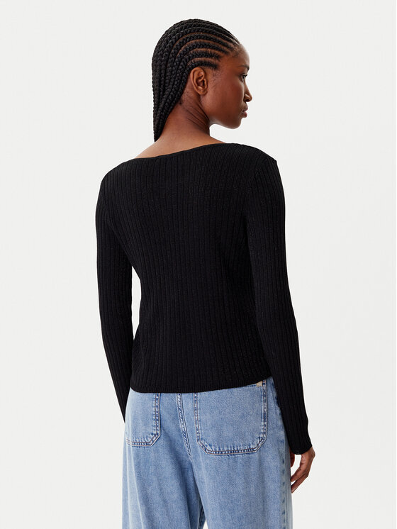 Morgan Morgan Kardigāns 252-MIZOR Melns Slim Fit