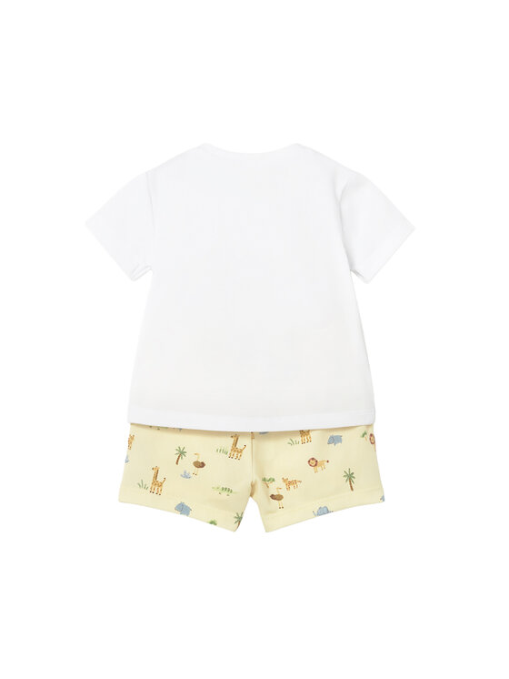 Mayoral Mayoral 2er-Set T-Shirts und Shorts 1652 Gelb Regular Fit