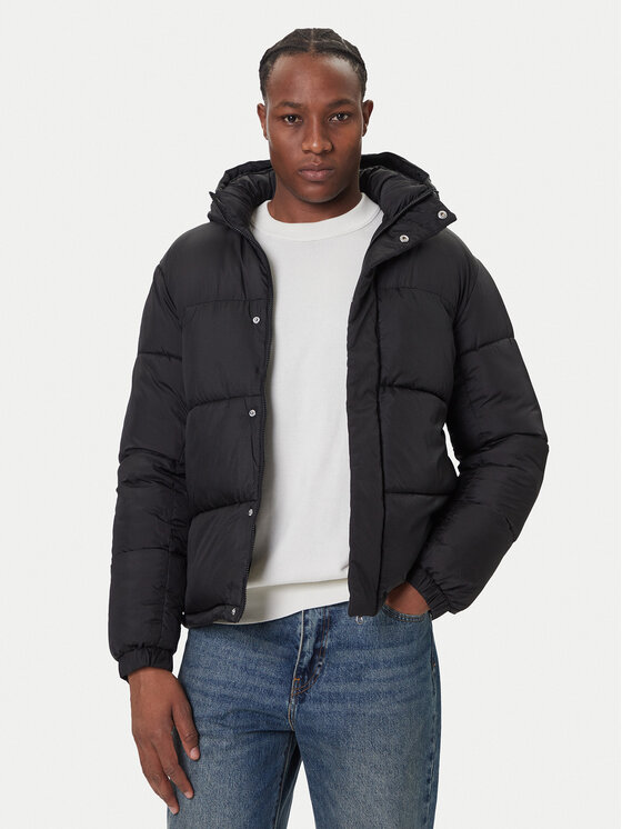 Jack & Jones Kurtka zimowa Union 12283147 Czarny Regular Fit