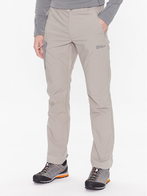 Jack Wolfskin Outdoor панталони Active 1508251 Зелен Regular Fit