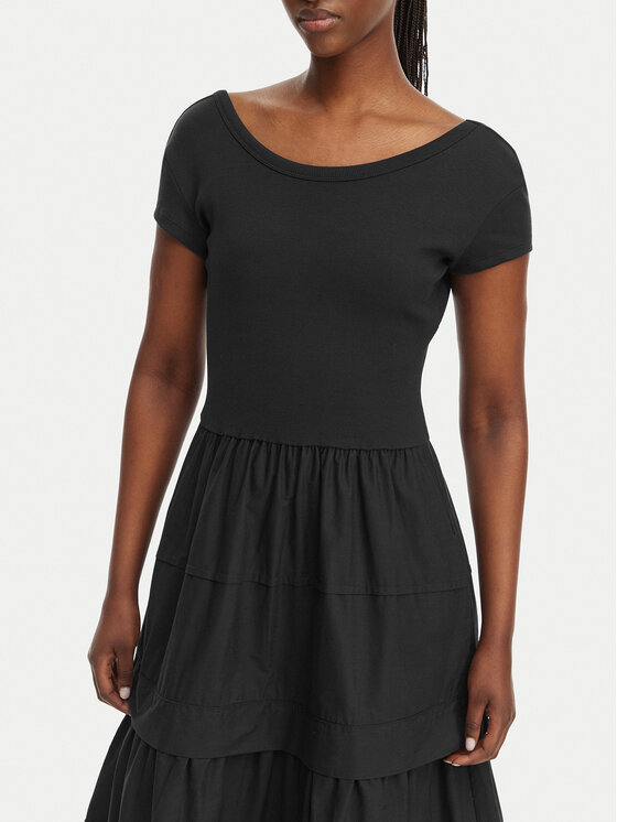 BOSS BOSS Kasdieninė suknelė C_Enight 50556386 Juoda Regular Fit