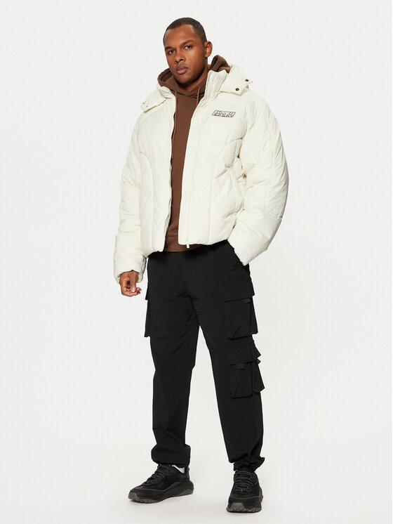 Karl Kani Karl Kani Зимно яке Sport Patch Artic 60760029 Бял Regular Fit