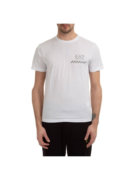 EA7 Emporio Armani EA7 Emporio Armani T-Shirt 3KPT72 PJ09Z 1100 Bílá Regular Fit