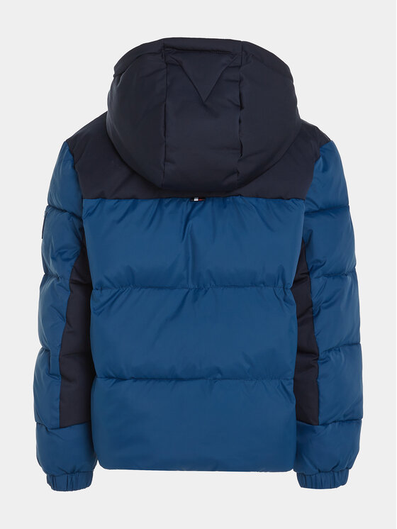 Tommy Hilfiger Tommy Hilfiger Зимно яке KB0KB08785 S Син Regular Fit