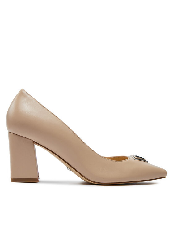 Pantofi pumps Guess Varlay2 FLTVR2 LEA08 Bej