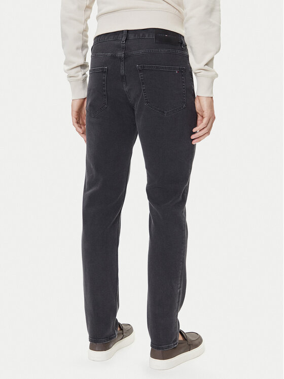 Tommy Hilfiger Tommy Hilfiger Jeansy Denton MW0MW39663 Czarny Straight Fit