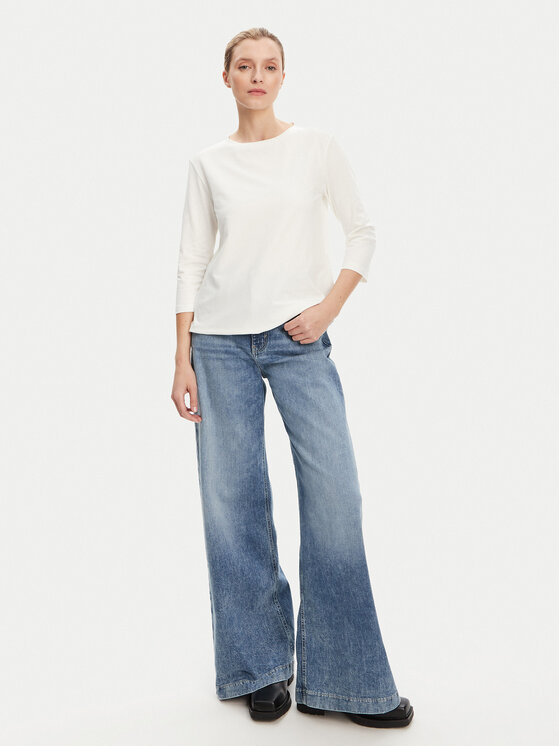 Weekend Max Mara Weekend Max Mara Blusa Multia 2525946031 Bianco Regular Fit