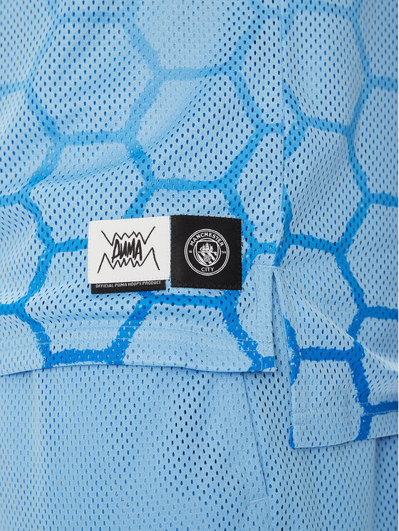 Puma Puma Мъжки топ Hoops Manchester City 631693 Светлосиньо Regular Fit