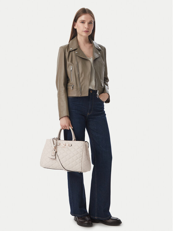 Guess Guess Torebka Frances HWQG22 41060 Kremowy