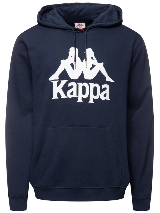Kappa Kappa Felpa 705322 Blu scuro Regular Fit