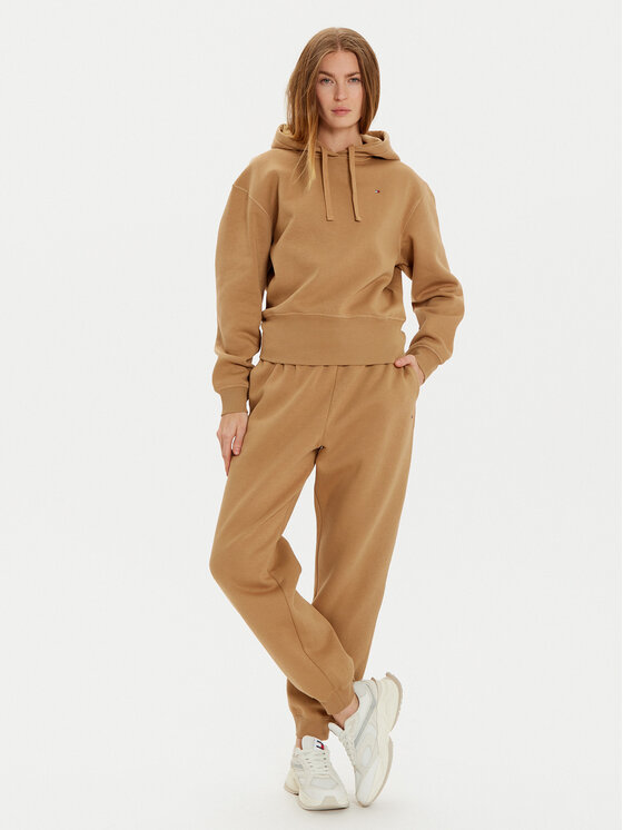 Tommy Hilfiger Tommy Hilfiger Bluza WW0WW44991 Beżowy Regular Fit