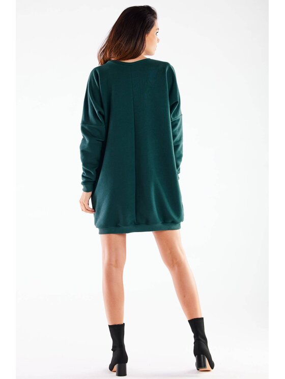 Infinite You Infinite You Vestito di maglia M272 Verde Basic Fit
