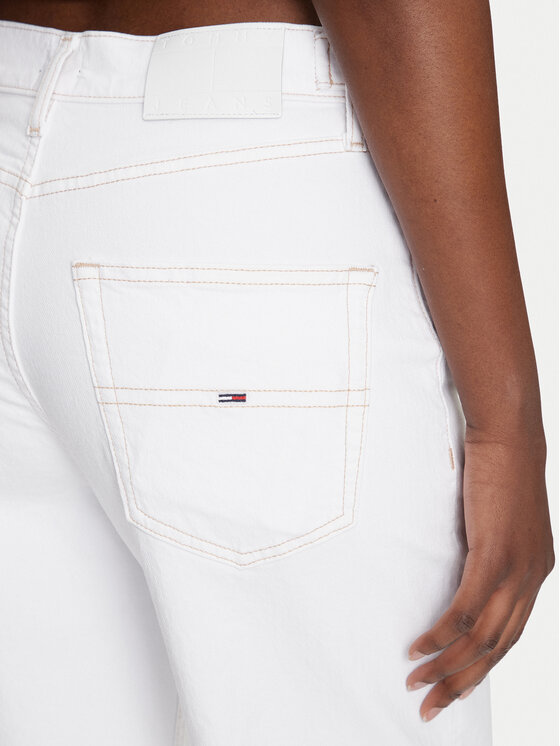 Tommy Jeans Tommy Jeans Jeansy Layla DW0DW20018 Biały Straight Fit