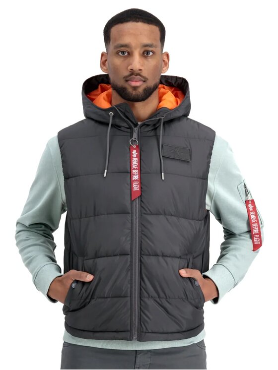 Alpha Industries Alpha Industries Kamizelka AI.118110-136 Szary Slim Fit
