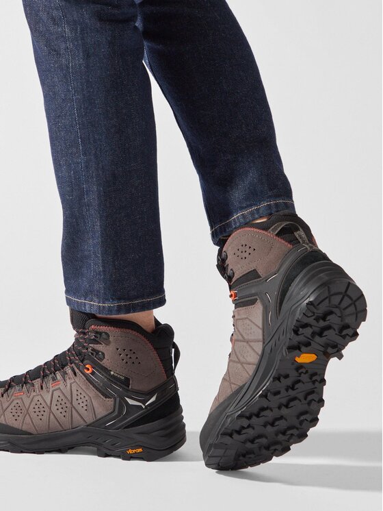 Salewa Salewa Παπούτσια πεζοπορίας Ms Alp Trainer 2 Mid Gtx GORE-TEX 61382-7512 Καφέ