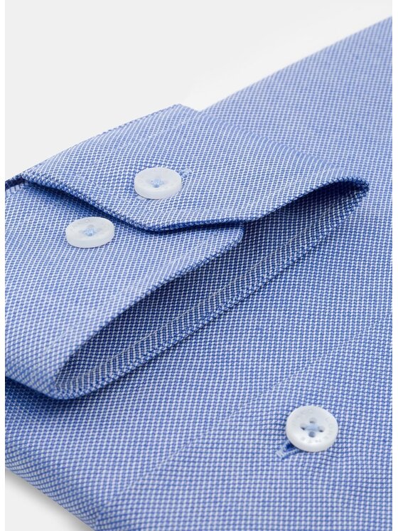 Pako Lorente Pako Lorente Koszula PPLM9-1X-462 Niebieski Slim Fit