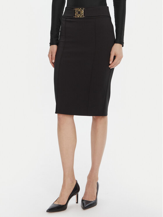 Rinascimento Rinascimento Suknja olovka CFC0126212003 Crna Slim Fit
