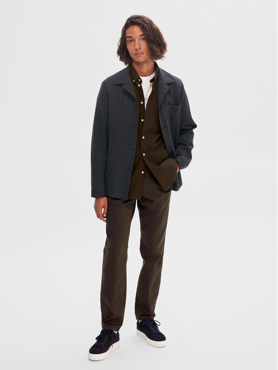 Selected Homme Selected Homme Košulja 16077359 Smeđa Regular Fit