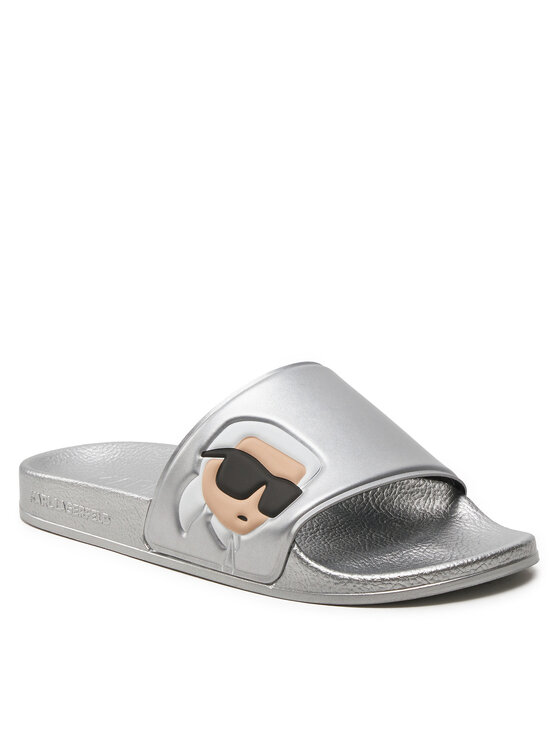 KARL LAGERFELD KARL LAGERFELD Шльопанці KL80905N Срібний