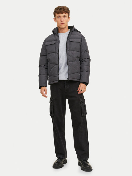 Jack & Jones Jack & Jones Mikina Ebradley 12249341 Šedá Regular Fit