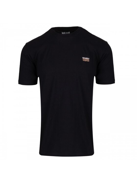 Just Cavalli Just Cavalli T-Shirt 78OAHE11 78PM601 899 Černá Regular Fit