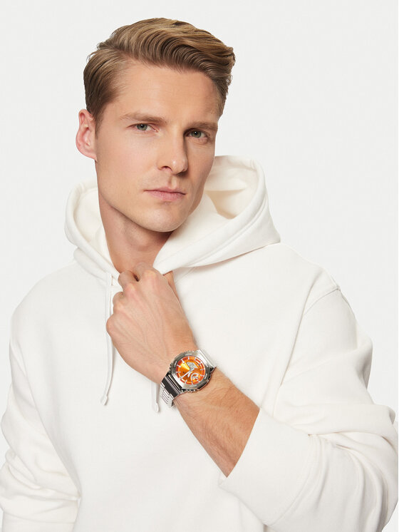 G-Shock G-Shock Ρολόι G-Steel GM-2110D-4AER Ασημί