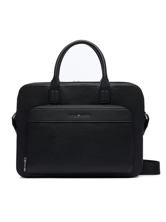 Tommy Hilfiger Geantă pentru laptop Th Central Slim Computer Bag AM0AM14730 Negru