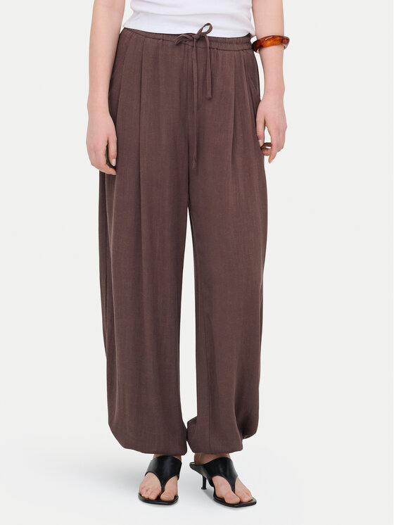 ONLY ONLY Stoffhose Siesta 15373197 Braun Regular Fit