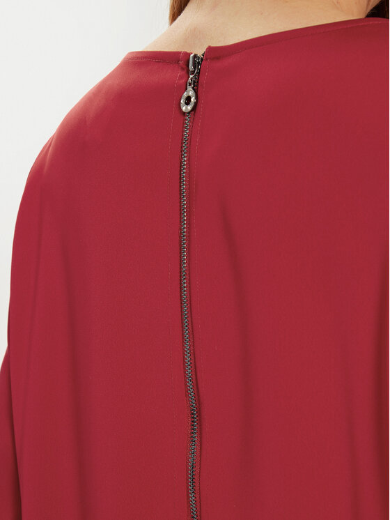 Joseph Ribkoff Joseph Ribkoff Sukienka koktajlowa 244235 Czerwony Loose Fit