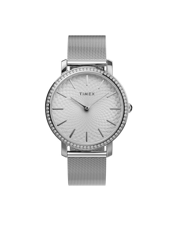 Timex Timex Ρολόι City TW2V52400 Ασημί