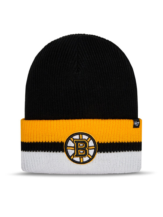 47 Brand Cepure NHL Boston Bruins Split Cuff '47 H-SPLCC01ACE-BK Melns