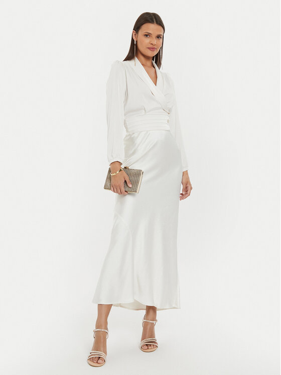 Rinascimento Rinascimento Bluza CFC0120273003 Écru Regular Fit