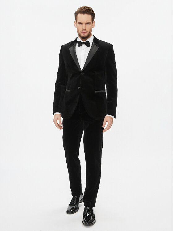 HUGO Hugo Sakoi Henry234E1 50502346 Crna Slim Fit