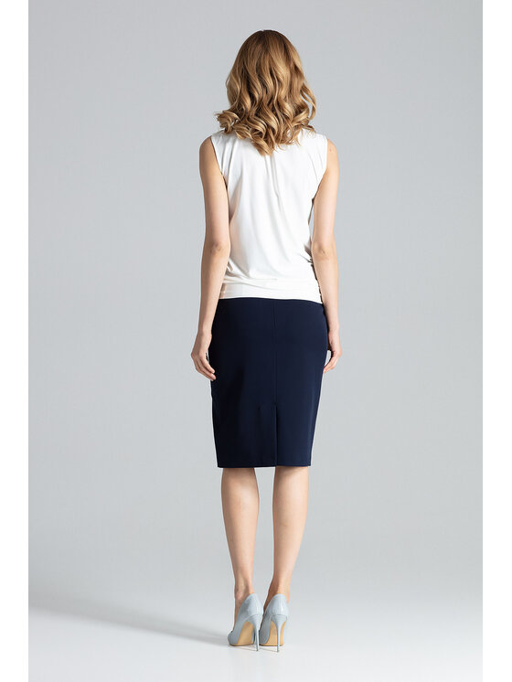 FIGL FIGL Blúzka M337 Écru Regular Fit