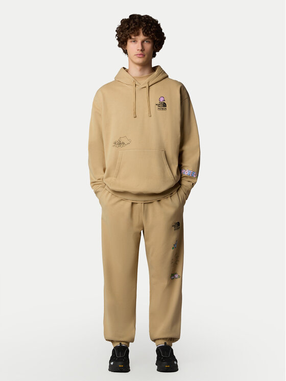 The North Face The North Face Pulóver Unisex Mountain Cleanup NF0A8C2V Bézs Oversize