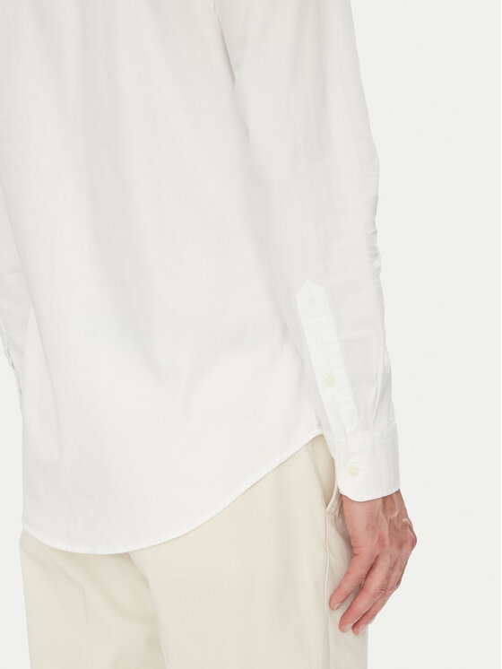 Tommy Hilfiger Tommy Hilfiger Cămașă MW0MW38556 Alb Slim Fit