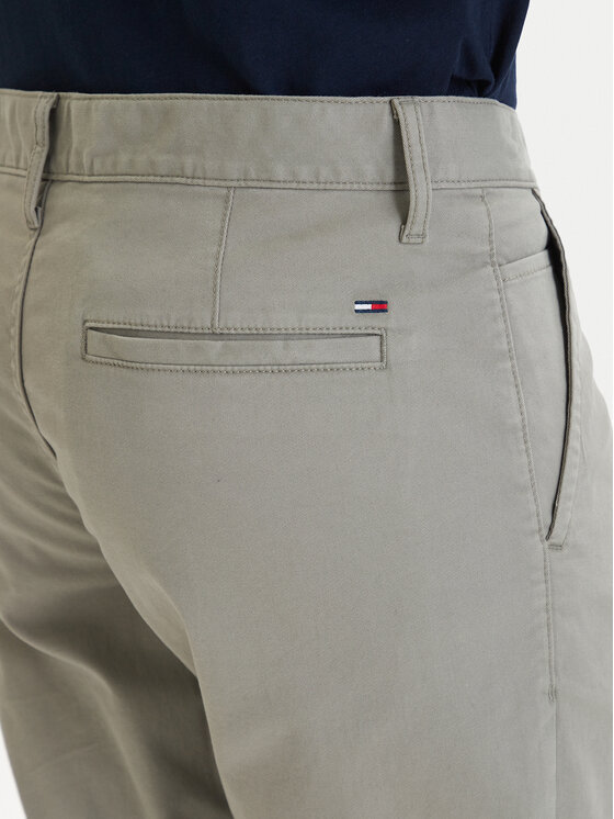 Tommy Jeans Tommy Jeans Stoffshorts Scanton DM0DM22852 Grün Slim Fit