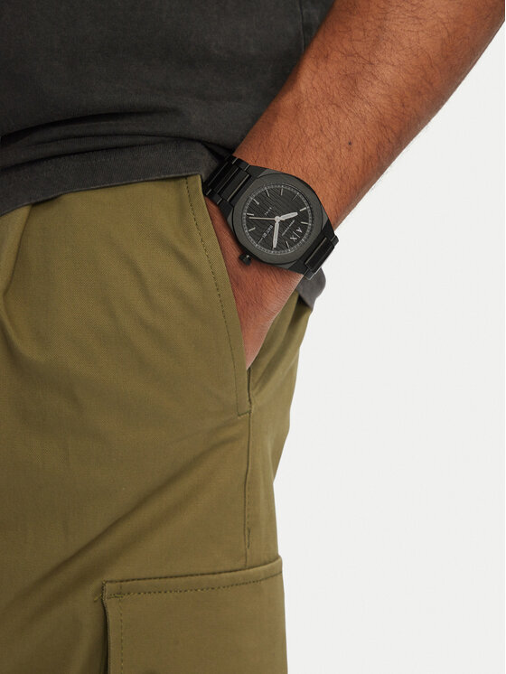Armani Exchange Armani Exchange Ročna ura Sync AX4301 Črna