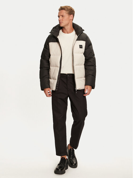Calvin Klein Calvin Klein Kurtka puchowa K10K114384 Beżowy Regular Fit