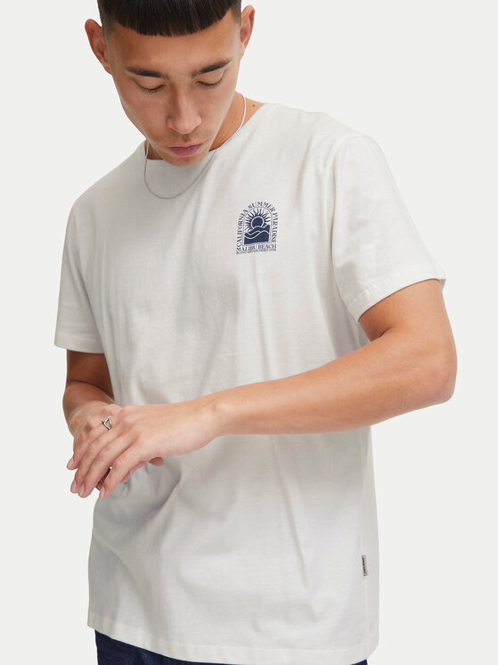 Blend Blend T-krekls 20716481 Balts Regular Fit