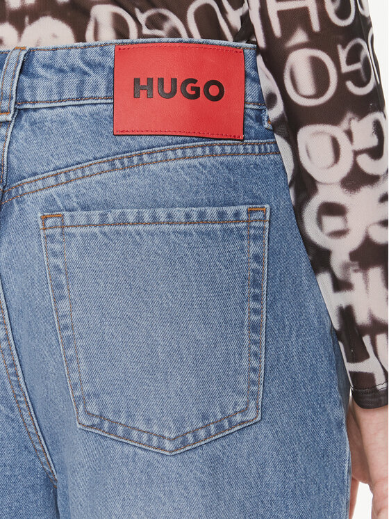 HUGO Hugo Jeansy Gilissi 50508188 Niebieski Relaxed Fit