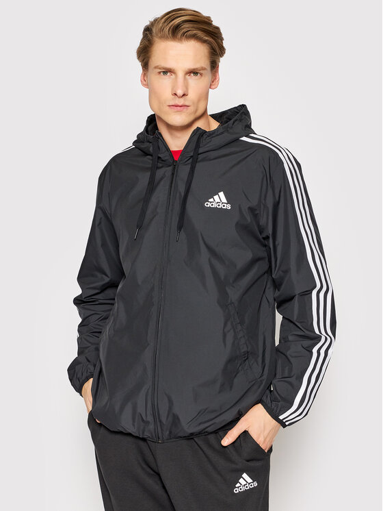 Black men's primegreen essentials 3-stripes suit by adidas - ADIDAS -  Pavidas