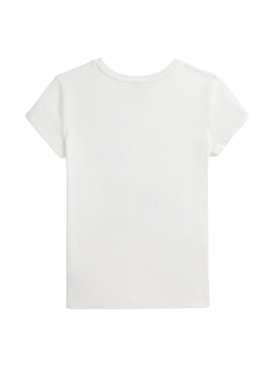Polo Ralph Lauren Polo Ralph Lauren T-Shirt 313971122002 Bílá Regular Fit