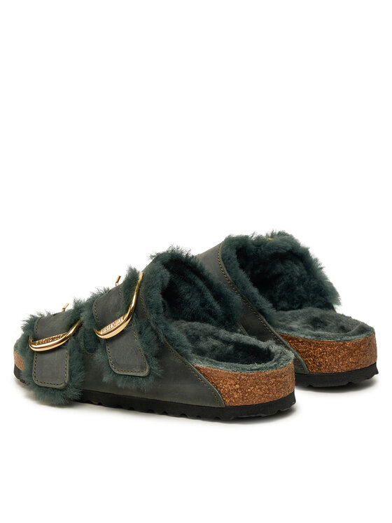 Birkenstock Birkenstock Παντόφλες Arizona Bb Shearling Leoi 1028070 Πράσινο
