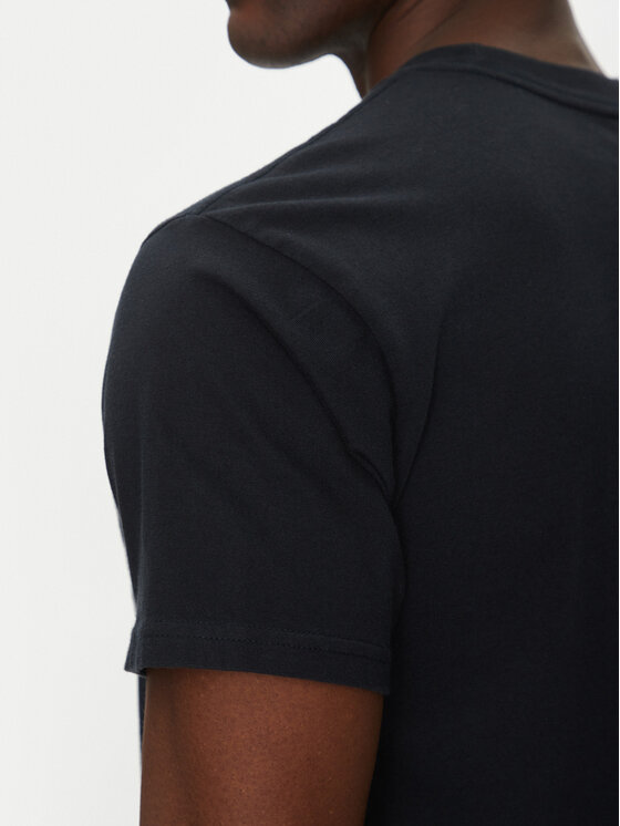 Quiksilver Quiksilver T-Shirt EQYZT08035 Czarny Regular Fit