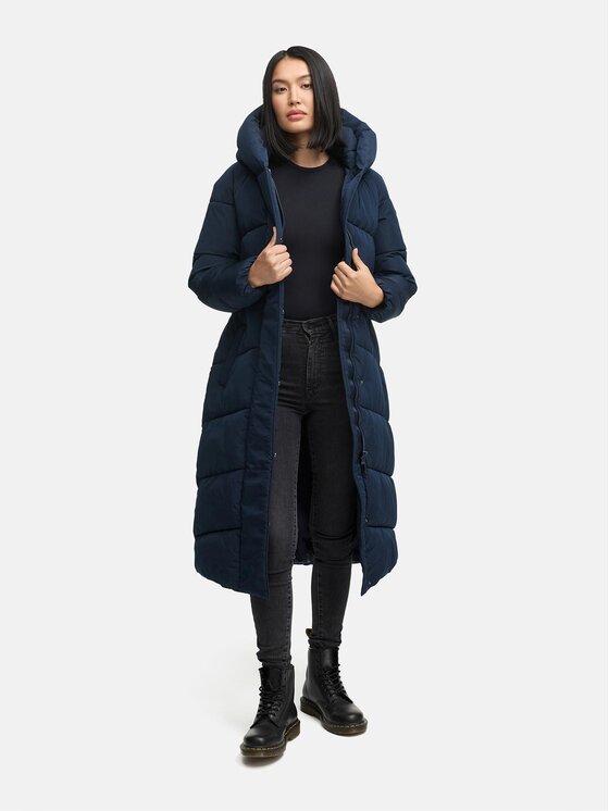 Navahoo Navahoo Kurtka zimowa Eisblick Niebieski Regular Fit