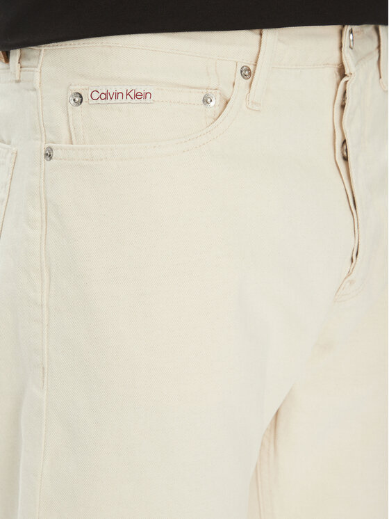 Calvin Klein Jeans Calvin Klein Jeans Džinsai J30J327539 Balta Straight Fit