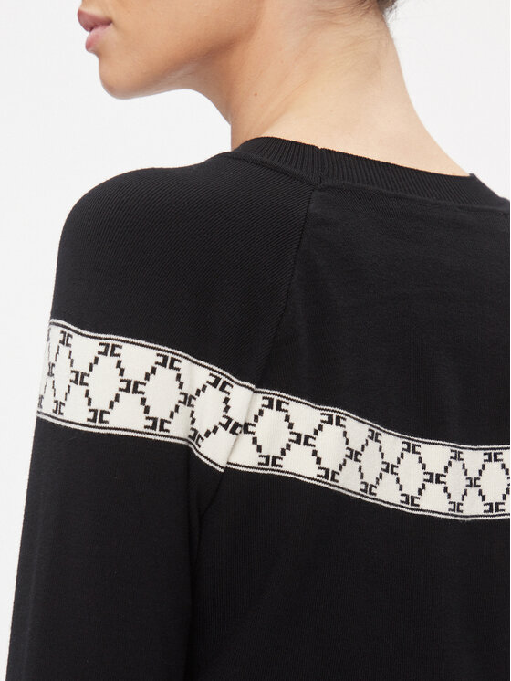 Elisabetta Franchi Elisabetta Franchi Pullover MK-39Q-31E2-V280 Schwarz Regular Fit