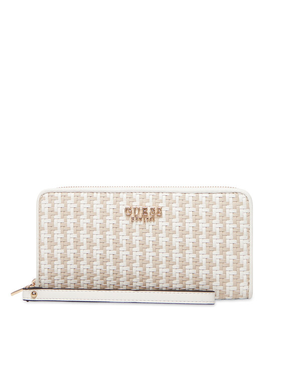Guess Guess Голям дамски портфейл Mirema Slg SWWG96 31146 Бял