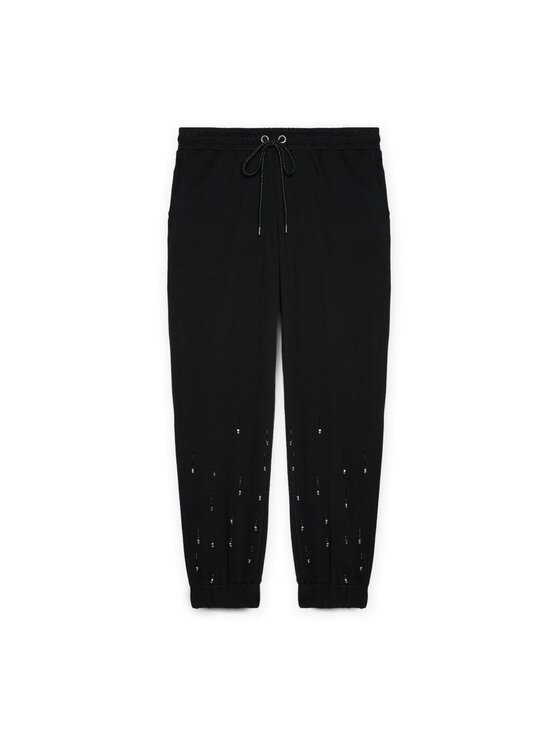 Fiorella Rubino Fiorella Rubino Spodnie materiałowe P801L002075N033 Czarny Regular Fit
